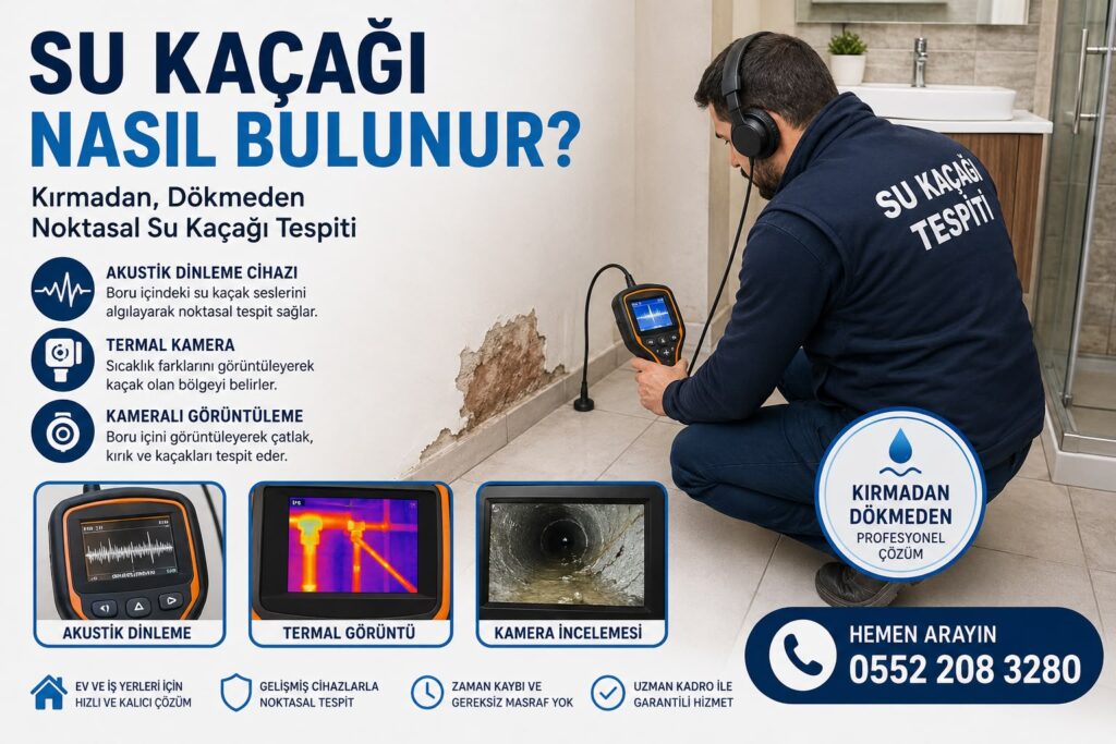 su kaçağı nasıl bulunur